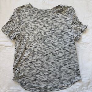 Lululemon Long Distance Short Sleeve Heather Top